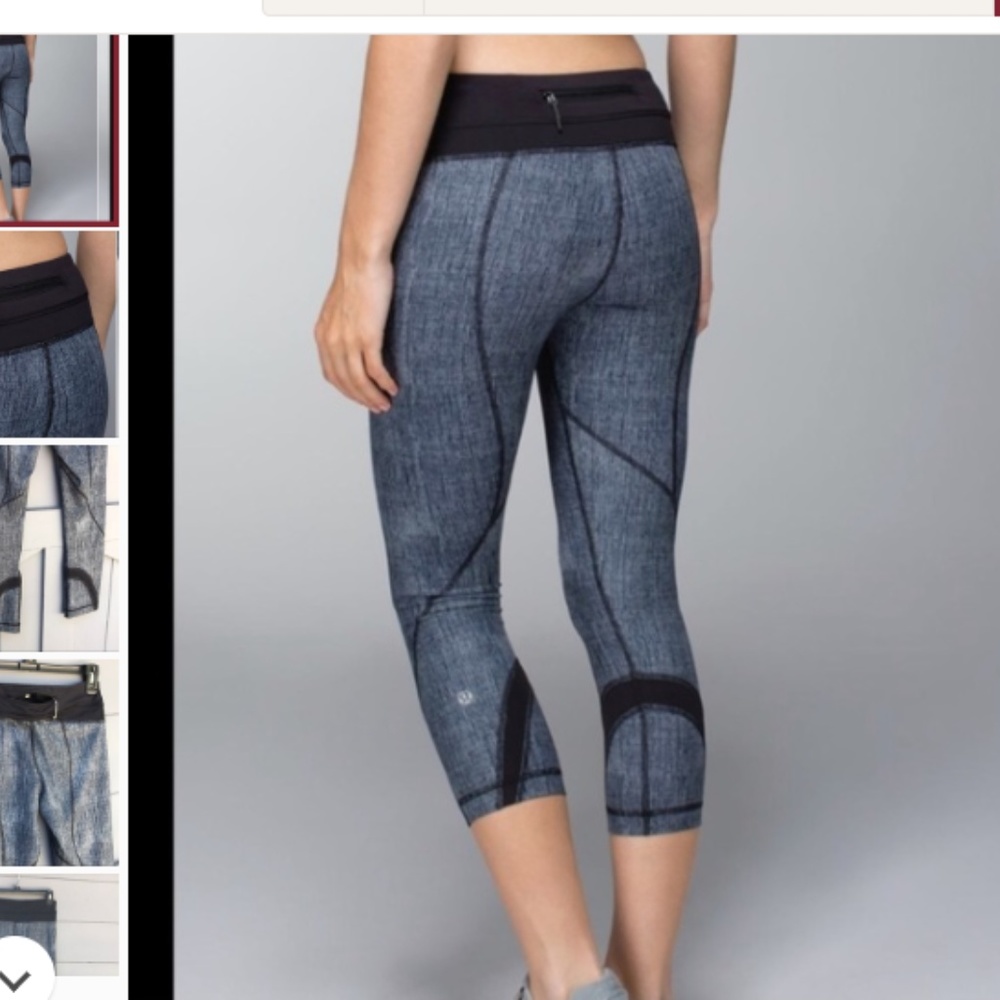 Lululemon Run Inspire Crops size 4